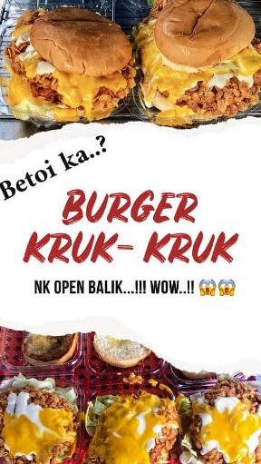 Burger Kruk-Kruk 1 burger kruk kruk