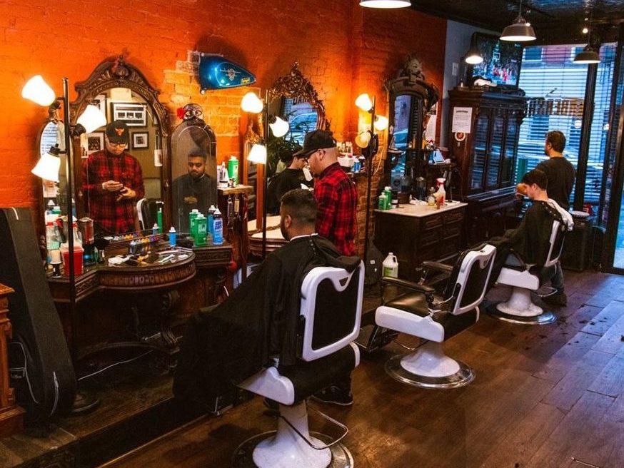 n rustic corner and barbershop
